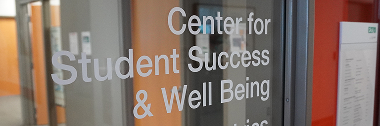 Center for Student Success & Well-Being Office