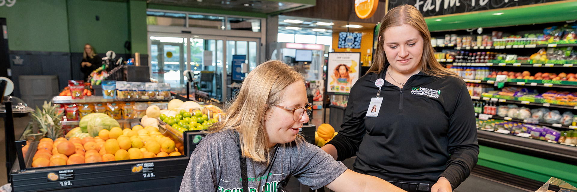 OT nutrition education in grocery store