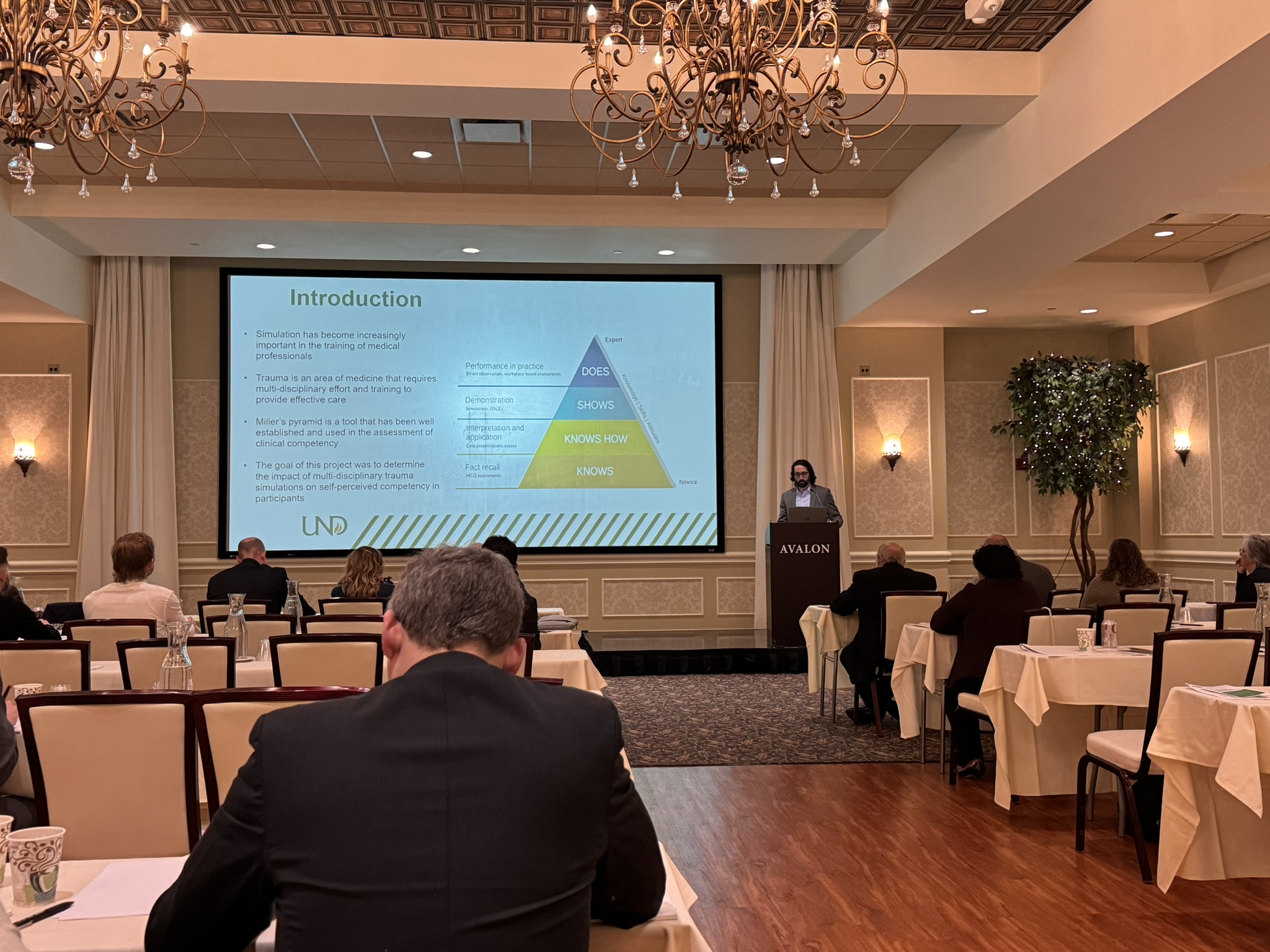 Dr. Moore presenting 