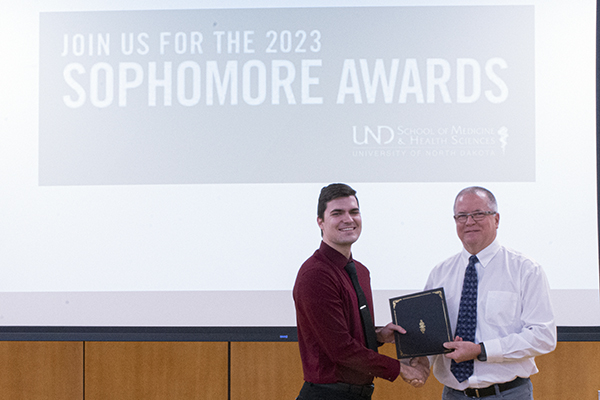 School of Medicine & Health Sciences hands out student and faculty awards at annual ‘Sophomore Awards’ ceremony